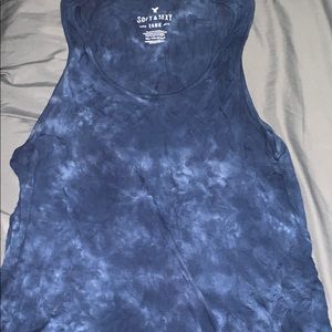 blue/white tank